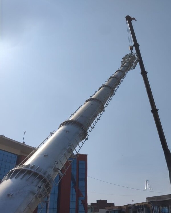 Civil Construction and Superstructure Installation