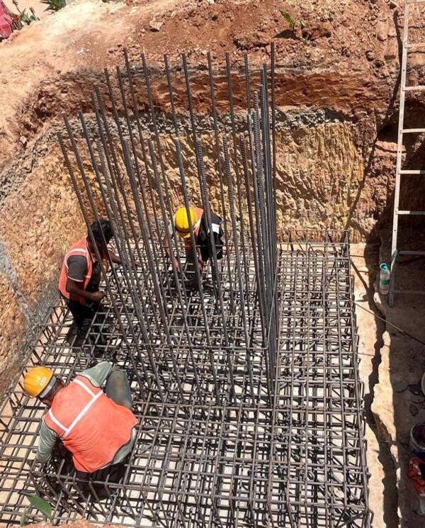 Civil Construction and Superstructure Installation